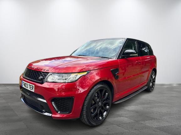 Range rover sports 2014 red diesel white/cream/beige interior